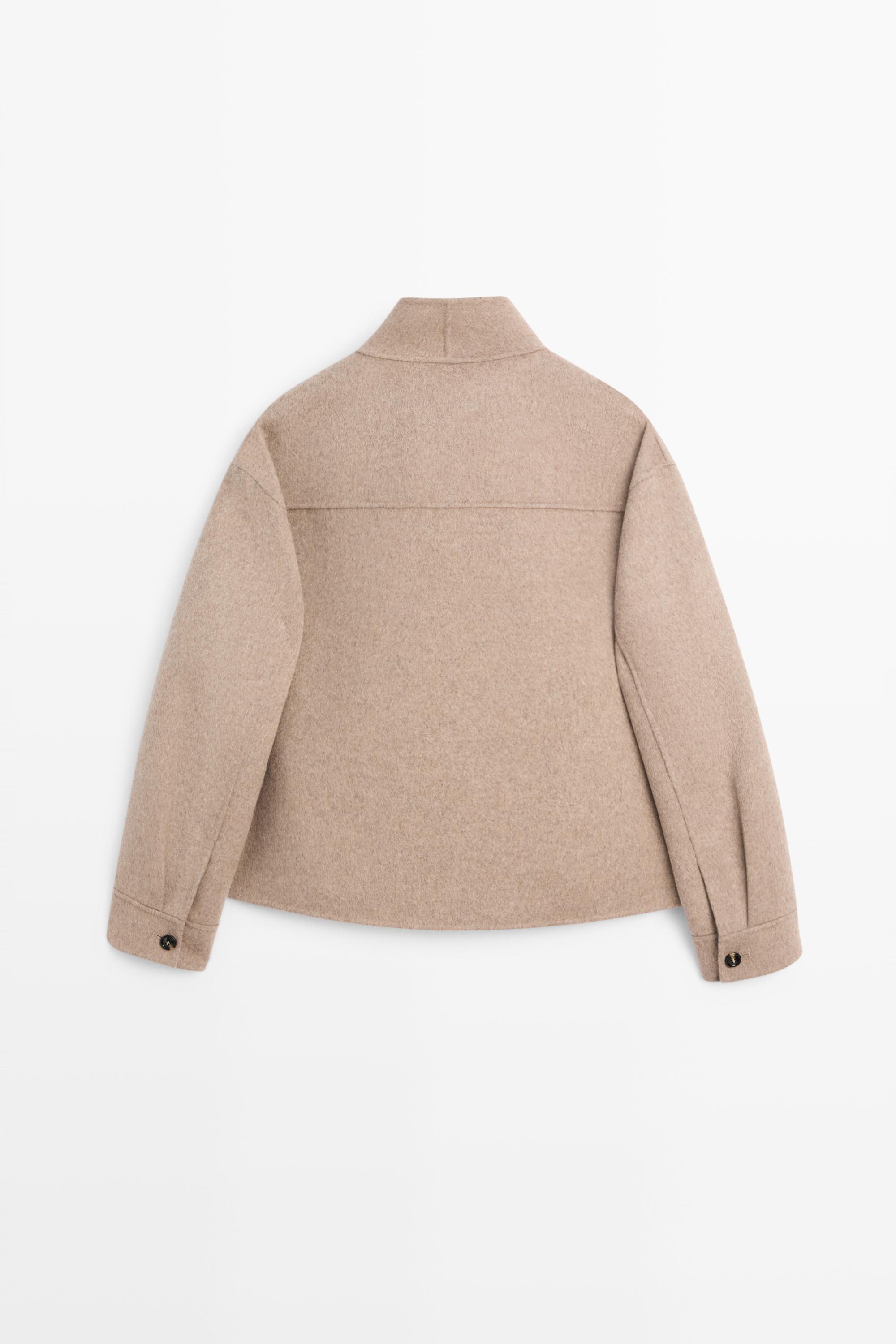 Short wool-blend jacket